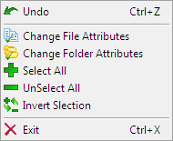 File menu screen capture.