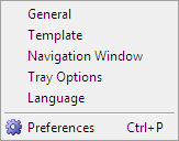 Options menu screen capture.