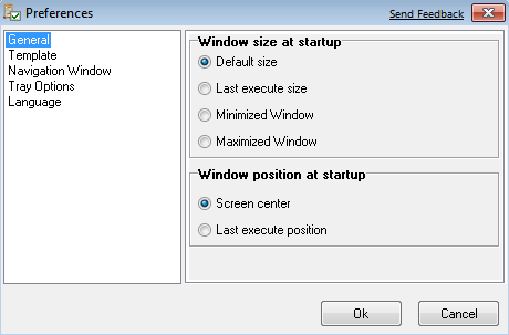 General preferences screen capture of the Attribute Manager.