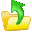Folder level up icon.