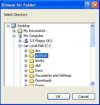 Select location