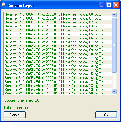 Rename Report