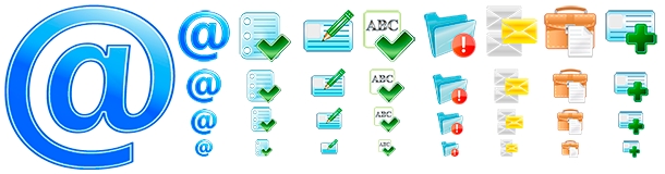 Click to view Email Icons Pack 1.10 screenshot