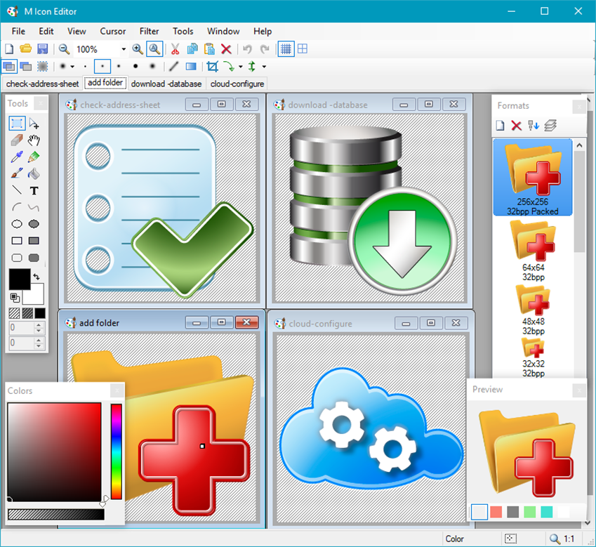 Professional tool to create and edit windows desktop icons.