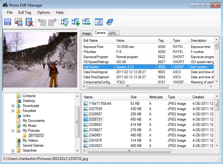 Photo EXIF Manager Windows 11 download