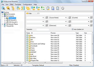 Take a look at the Professional Renamer screenshots.